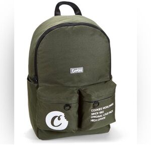 Cookies Olive Green Backpack NWT